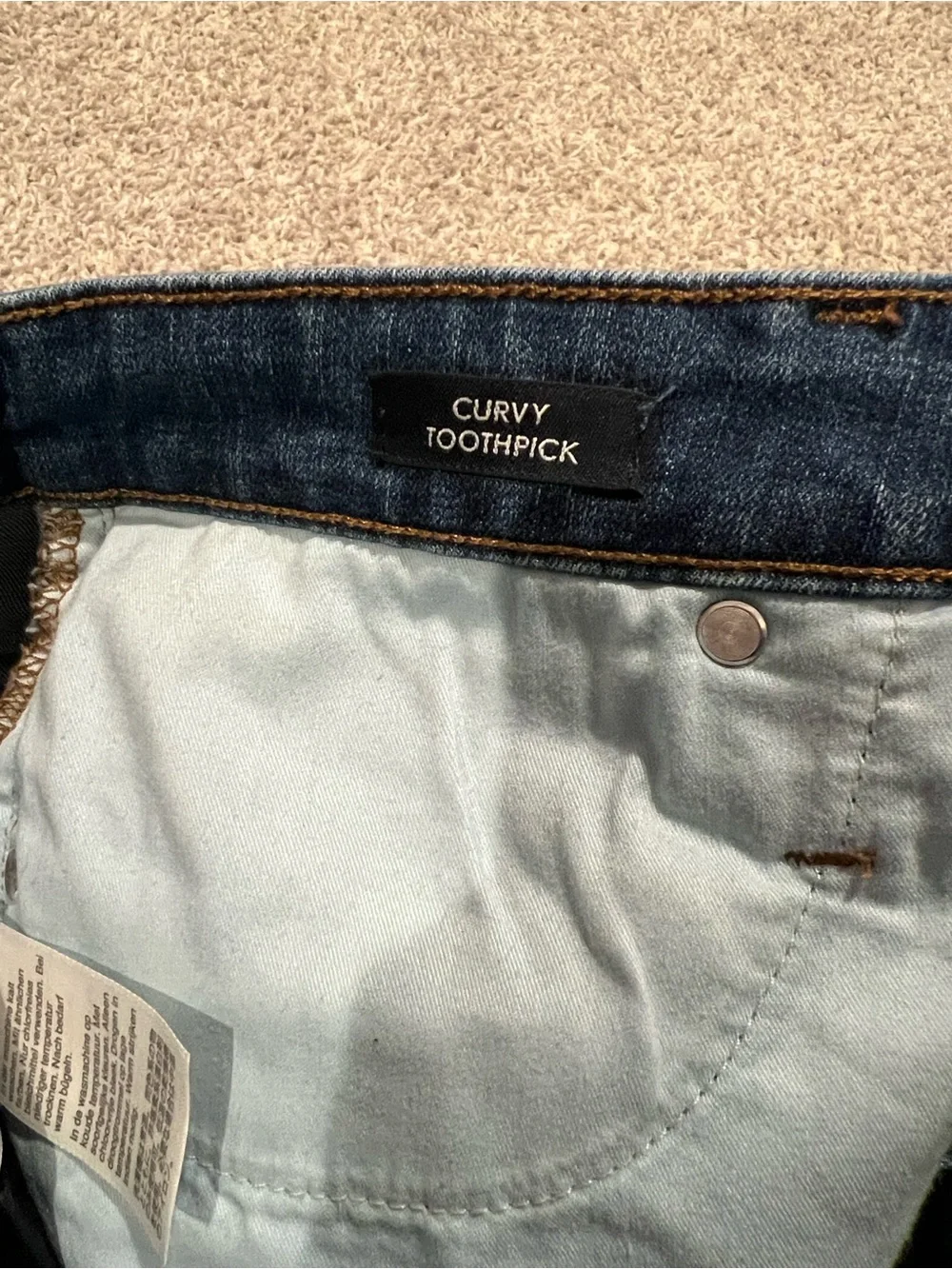 J. Crew Petites Curvy Toothpick Jeans